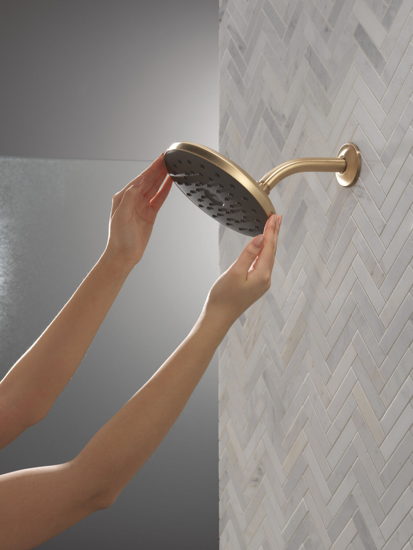 PivotPro&trade; Raincan Shower Head with TouchClean&reg; Spray Face
