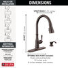 Pull-Down Kitchen Faucet w/Soap (Recertified)