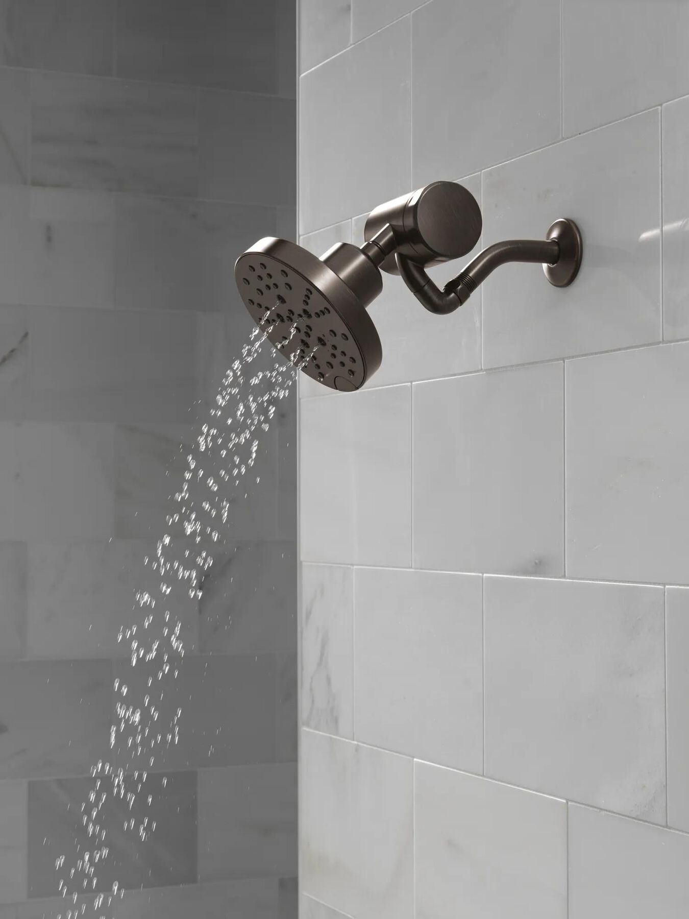 H<sub>2</sub>Okinetic&reg; 5-Setting Contemporary Raincan Shower Head