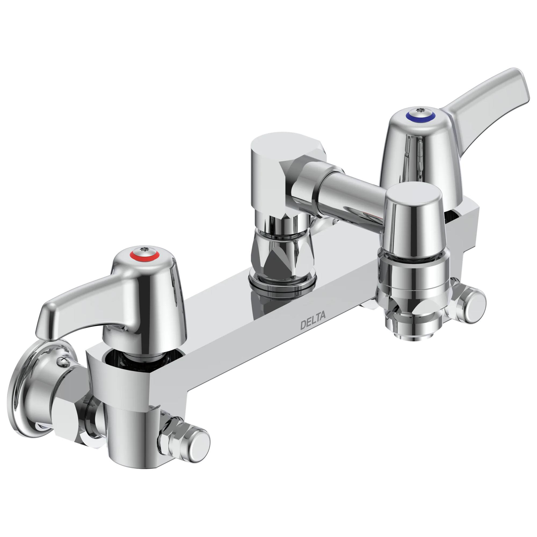 Two Handle 8 In Wallmount Service Sink Faucet