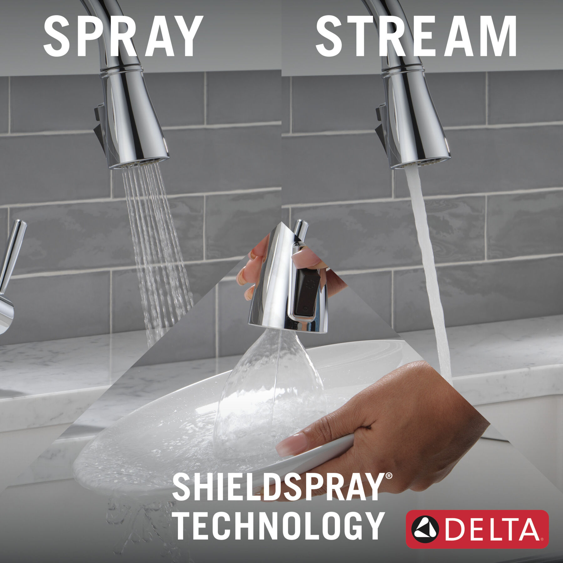 Pull-Down Kitchen Faucet w/Soap (Recertified)