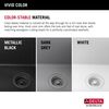 30&rdquo; Granite Composite Workstation Kitchen Sink Drop-In Top Mount Single Bowl with WorkFlow&trade; Ledge and Accessories in Dark Grey