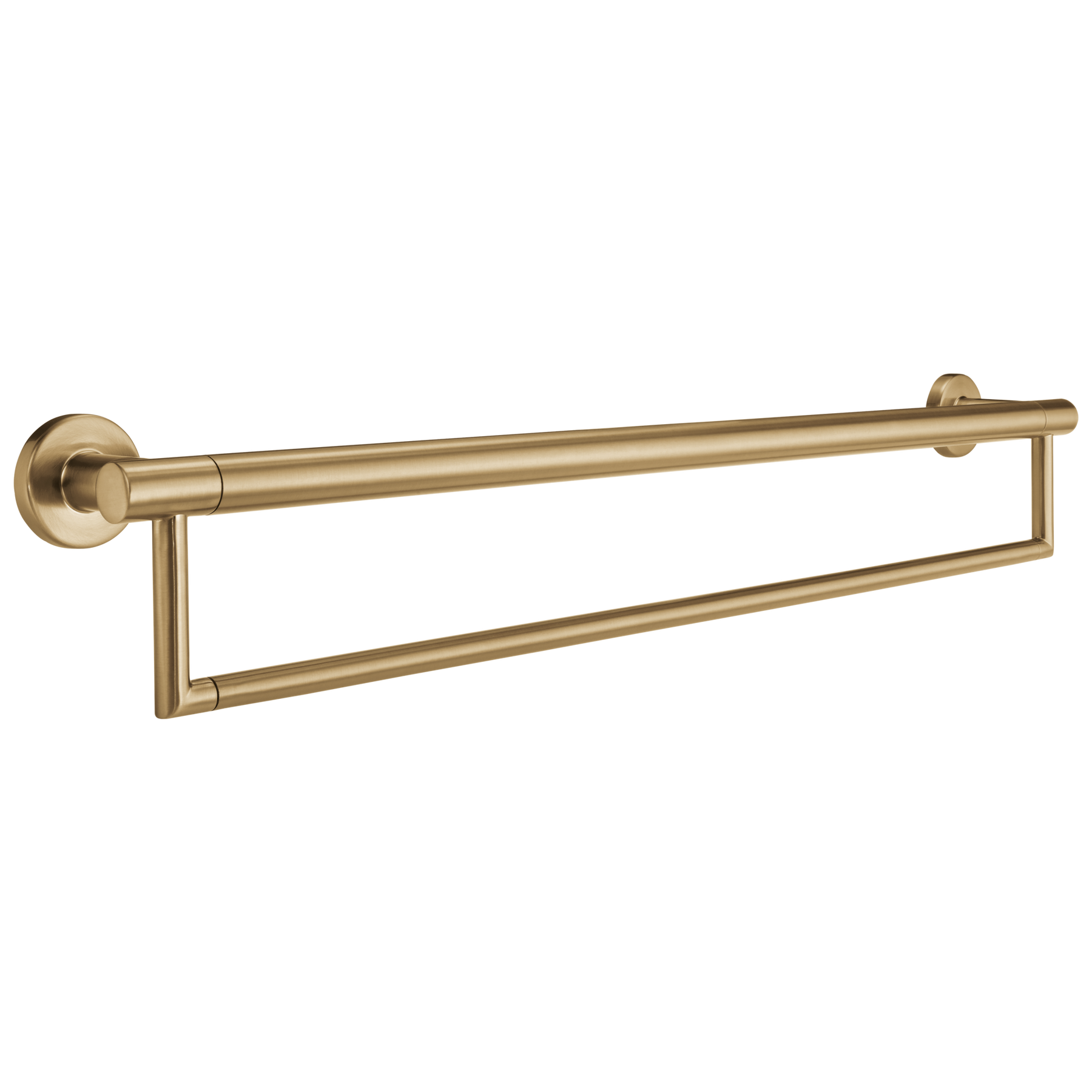 24" Contemporary Towel Bar with Assist Bar