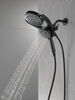 HydroRain&reg; 4-Setting Two-in-One Shower Head (Recertified)