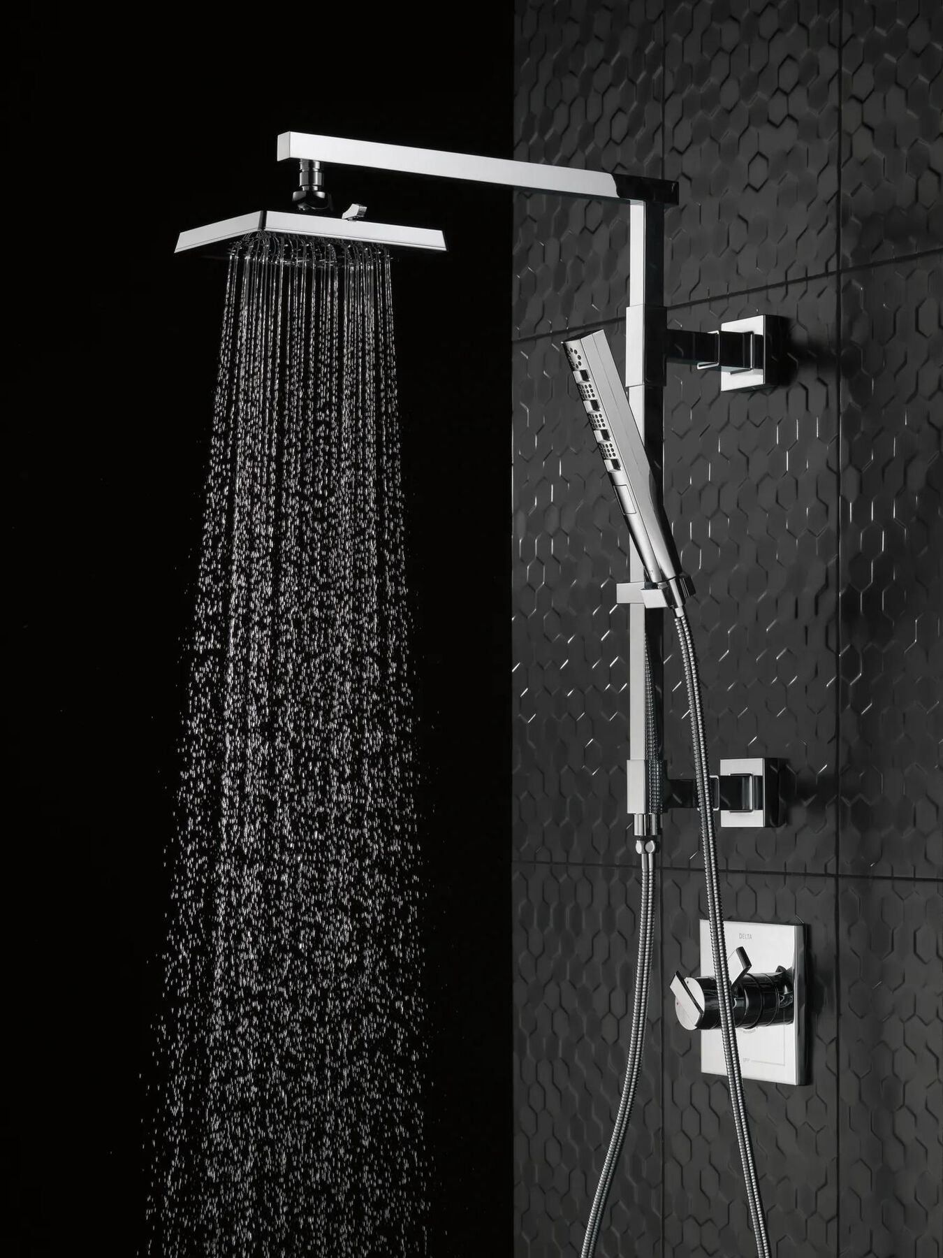 H<sub>2</sub>Okinetic&reg; 3-Setting Raincan Shower Head