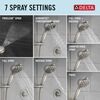 7-Setting Slide Bar Hand Shower with Cleaning Spray