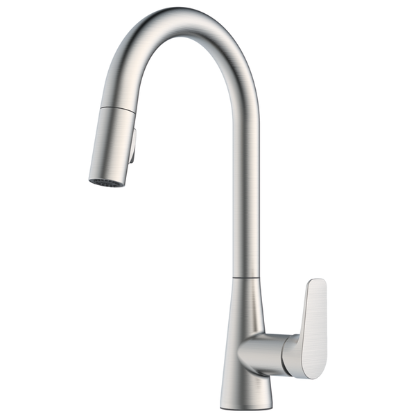 Single Handle Pull-Down Kitchen Faucet in Stainless 91355-SS