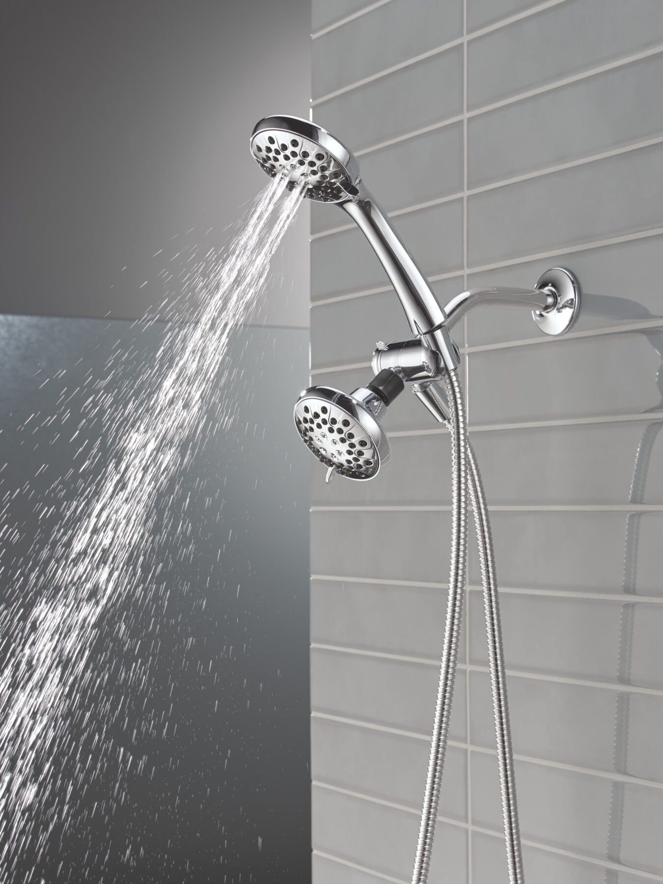 3-Setting Combination Shower in Chrome - 1.75 GPM