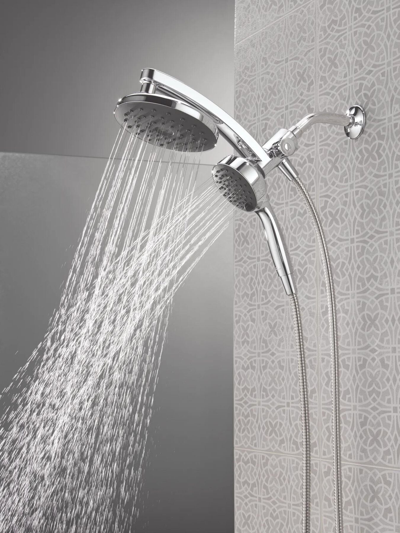 PivotPro&trade; 3-in-1 Combination Shower with TouchClean&reg; Spray Face