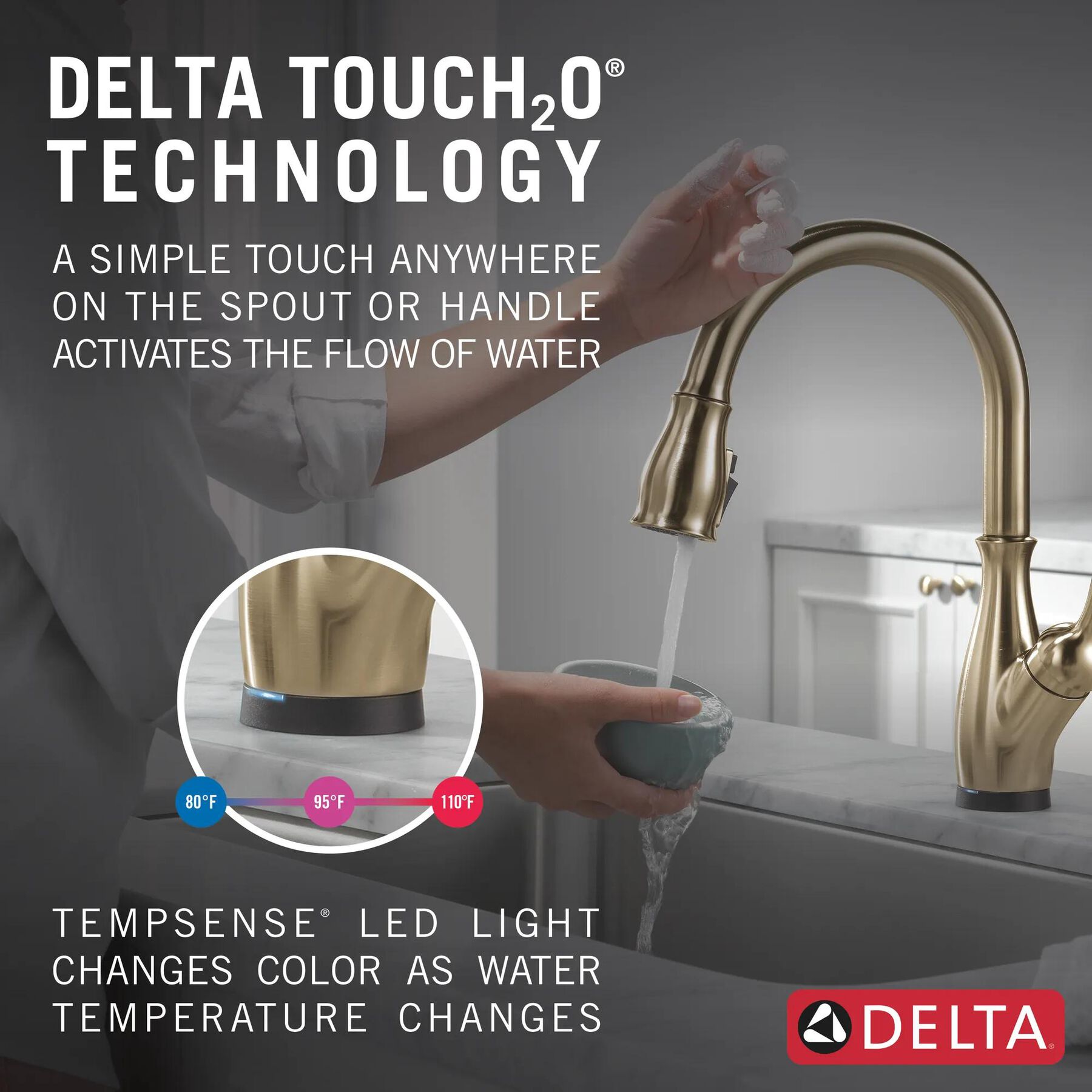 Touch2O Pull-Down Kitchen with Soap Disp Bundle