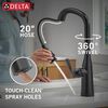 VoiceIQ&reg; Single Handle Pull-Down Faucet with Touch<sub>2</sub>O&reg; Technology