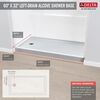 ProCrylic&trade; 60" x 32" Shower Base Left Drain