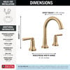 Two Handle Widespread Bathroom Faucet