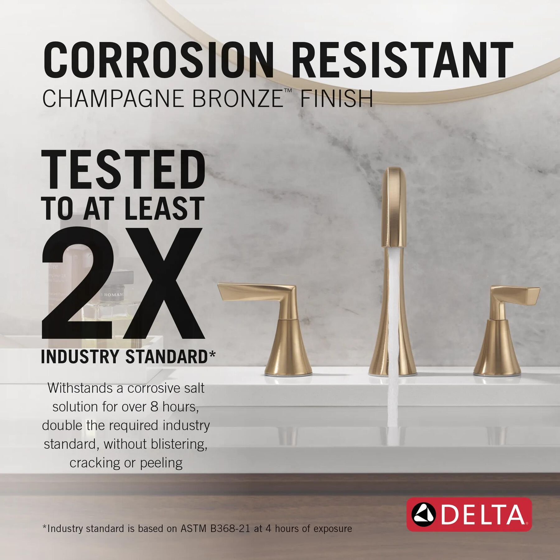 Two Handle Widespread Bathroom Faucet