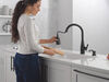 Single Handle Pull-Down Kitchen Faucet with Soap Dispenser and ShieldSpray&reg; Technology
