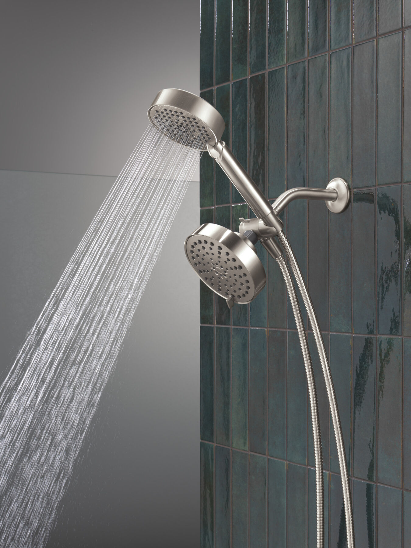 5-Setting Two-in-One Combination Shower with Additional Mount