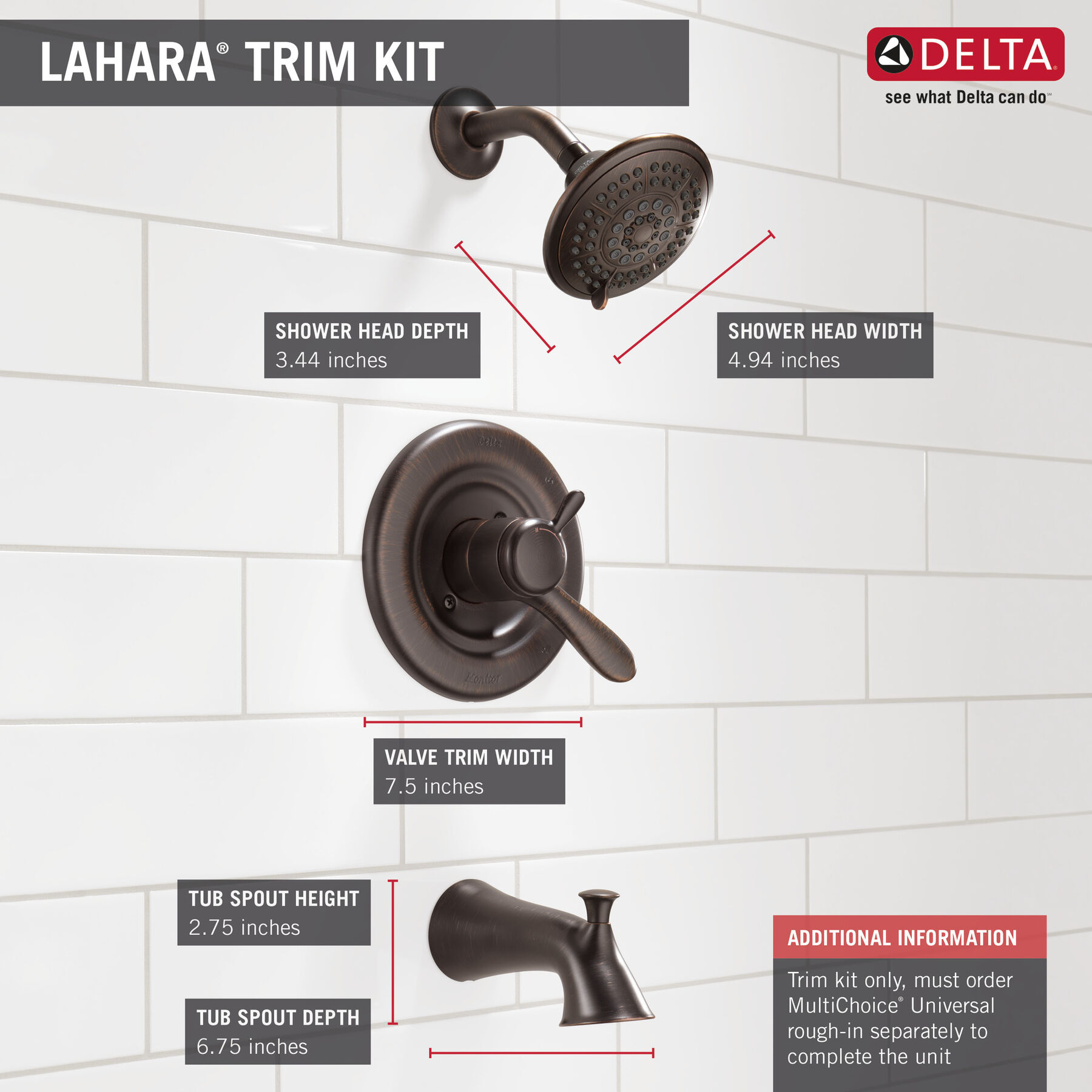 Monitor&reg; 17 Series Tub & Shower Trim