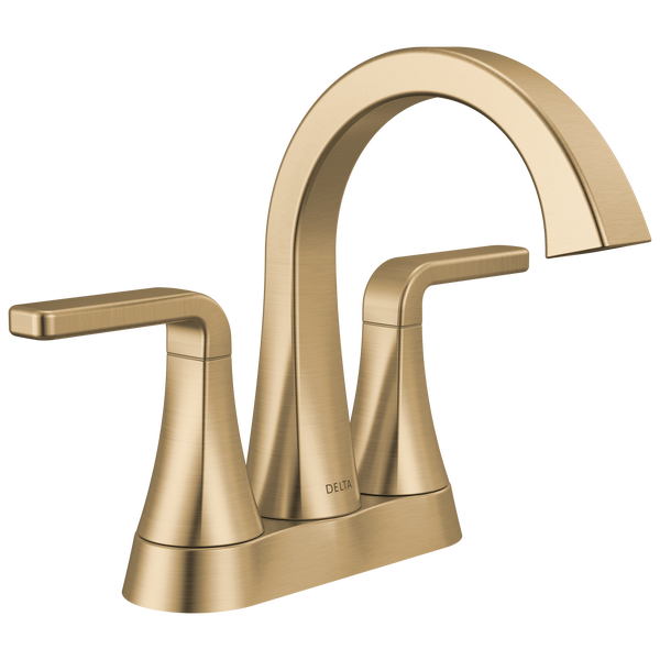 Two Handle Centerset Bathroom Faucet in Champagne Bronze 2562LF