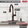 Single Handle Pull-Down Kitchen Faucet with Soap Dispenser
