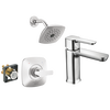 Single-Hole Lavatory Faucet with Shower Trim and Rough Bundle - 14 Series