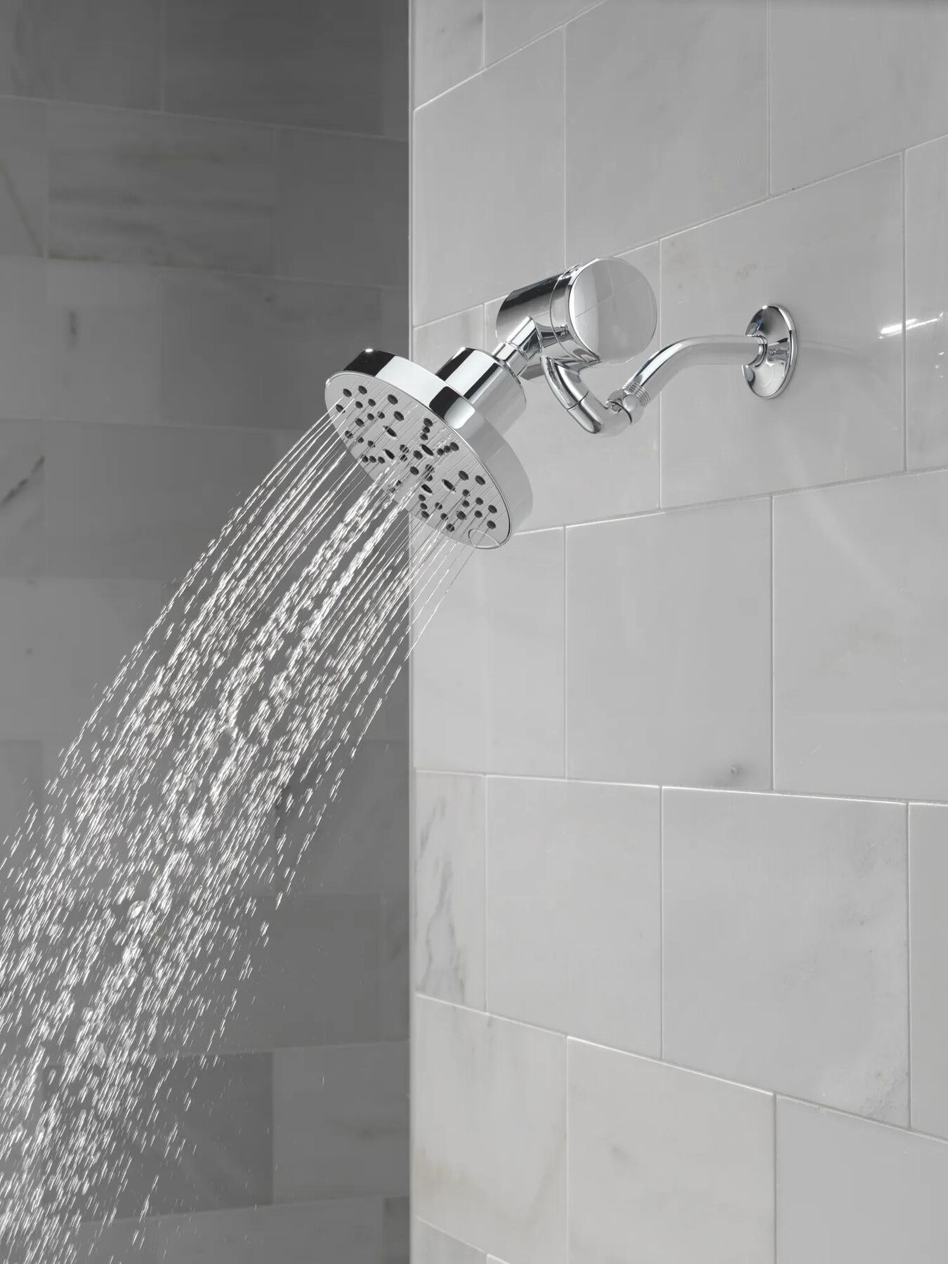 H<sub>2</sub>Okinetic&reg; 5-Setting Contemporary Raincan Shower Head