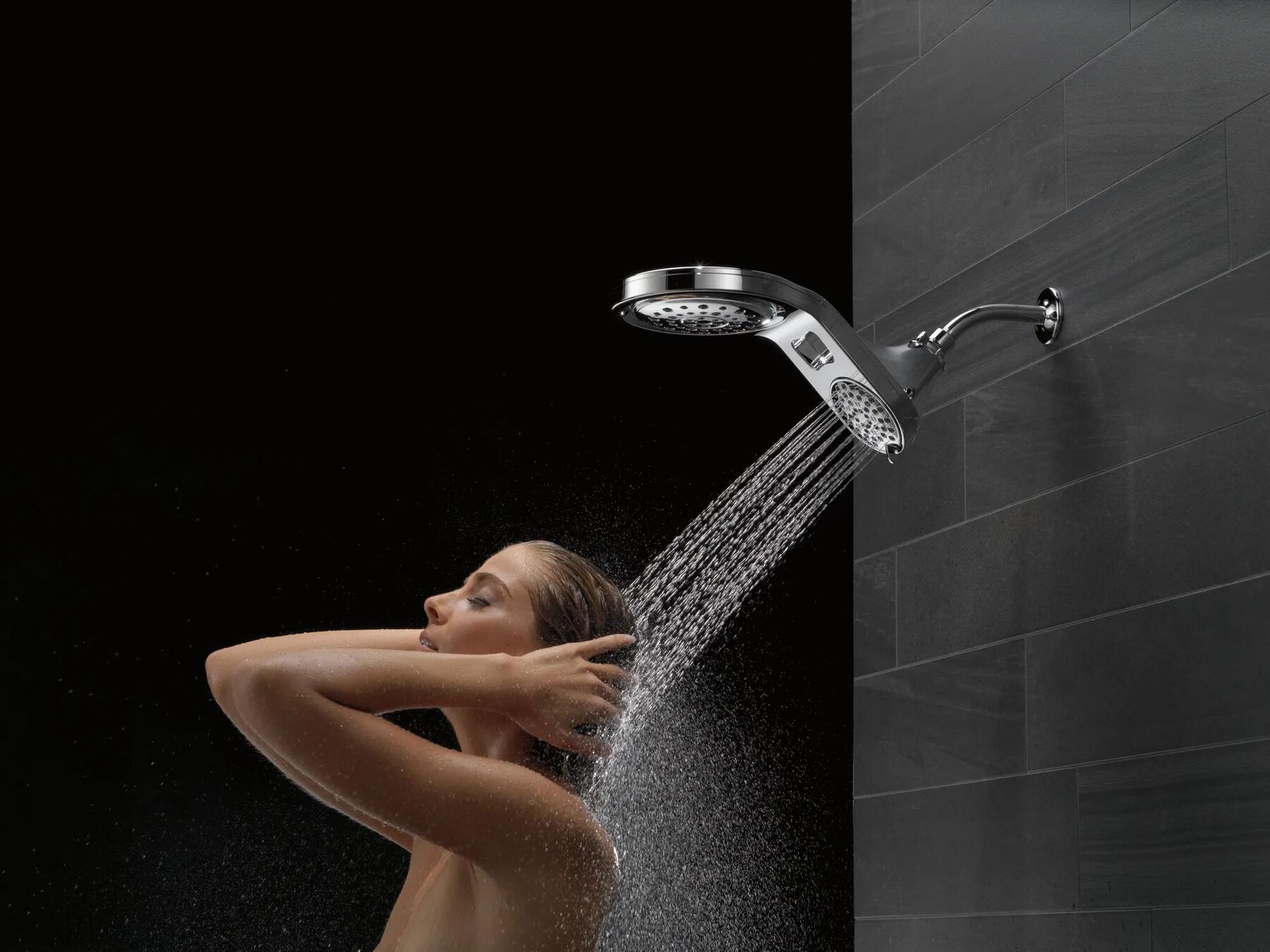 HydroRain 5-Setting Shower Head