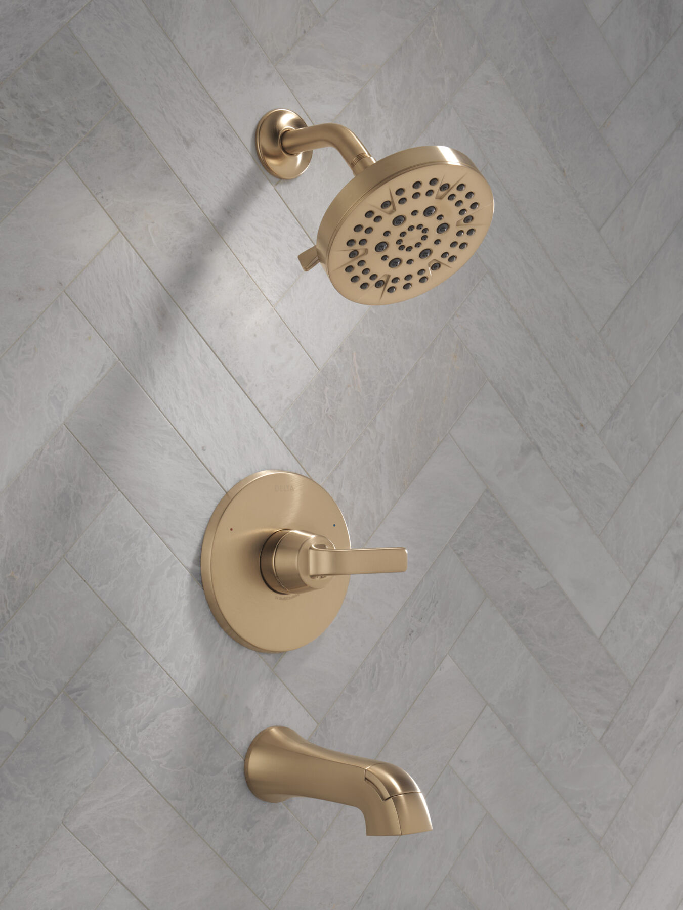 Widespread Lavatory Faucet with 14 Series Tub Shower Trim and Bathroom Accessories Bundle