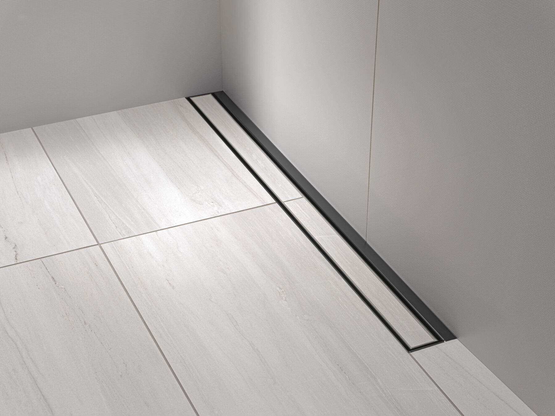 36" Linear Shower Drain Wall Edge