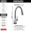 Single Handle Pull-Down Kitchen Faucet with Touch<sub>2</sub>O&reg; and ShieldSpray&reg; Technologies