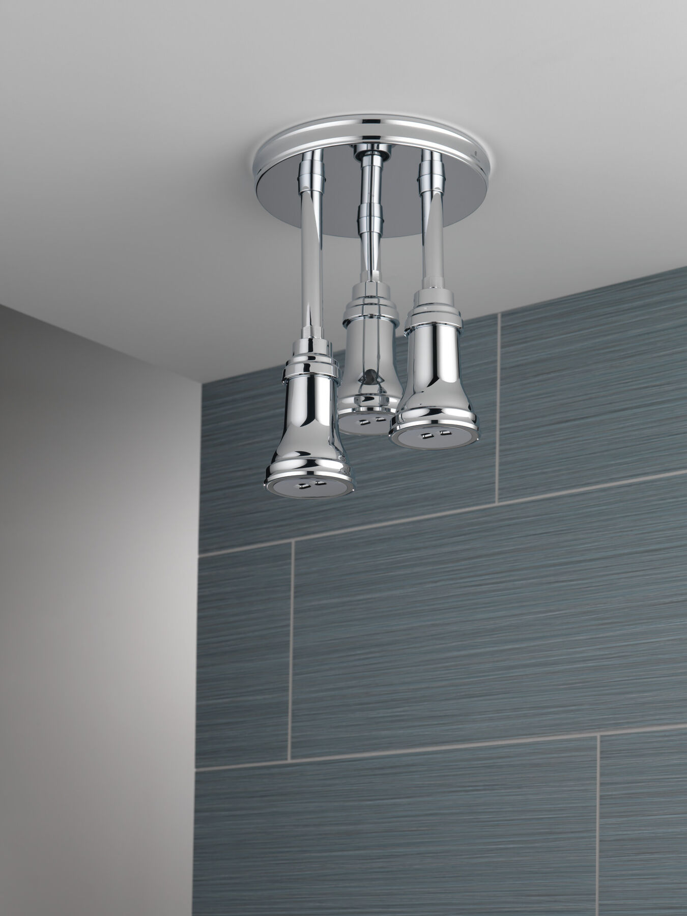 H<sub>2</sub>Okinetic&reg; Pendant Raincan Shower Head with LED Light