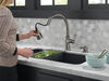 Single Handle Pull-Down Kitchen Faucet with Soap Dispenser and ShieldSpray&reg; Technology (Recertified)