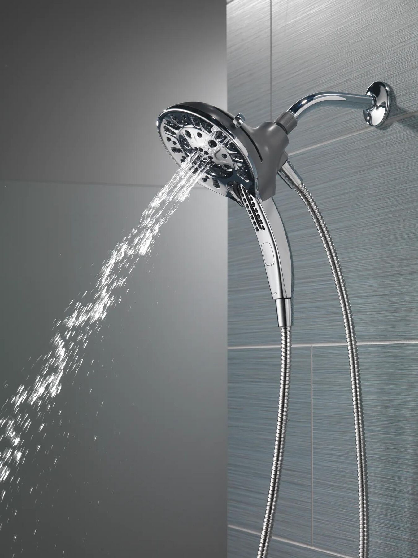 H2Okinetic&reg;&nbsp;In2ition&reg;&nbsp;5-Setting Two-in-One Shower (Recertified)