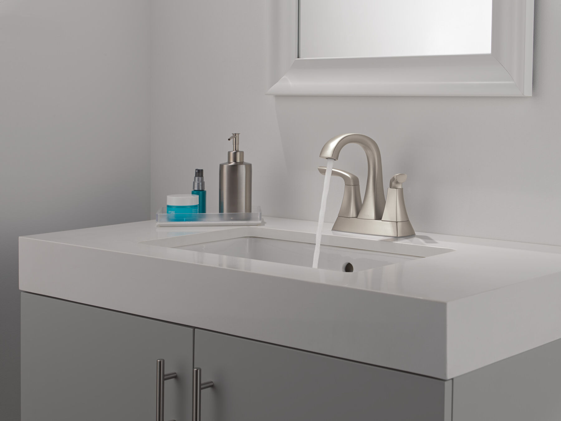 Two Handle Centerset Bathroom Faucet