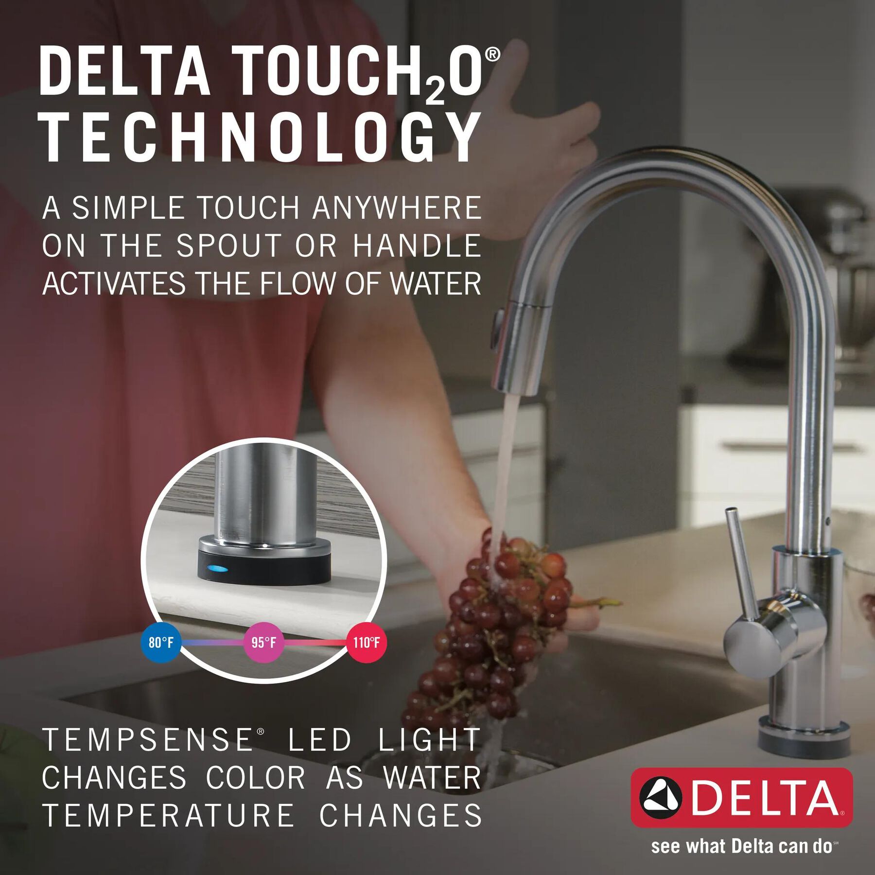Touch<sub>2</sub>O&reg;  Pull-Down Kitchen w/Voice (Recertified)