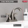 Two Handle Centerset Bathroom Faucet (Recertified)