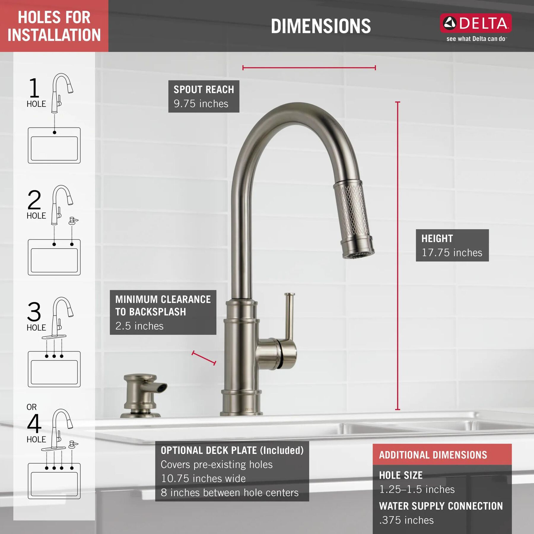 Single Handle Pull-Down Kitchen Faucet