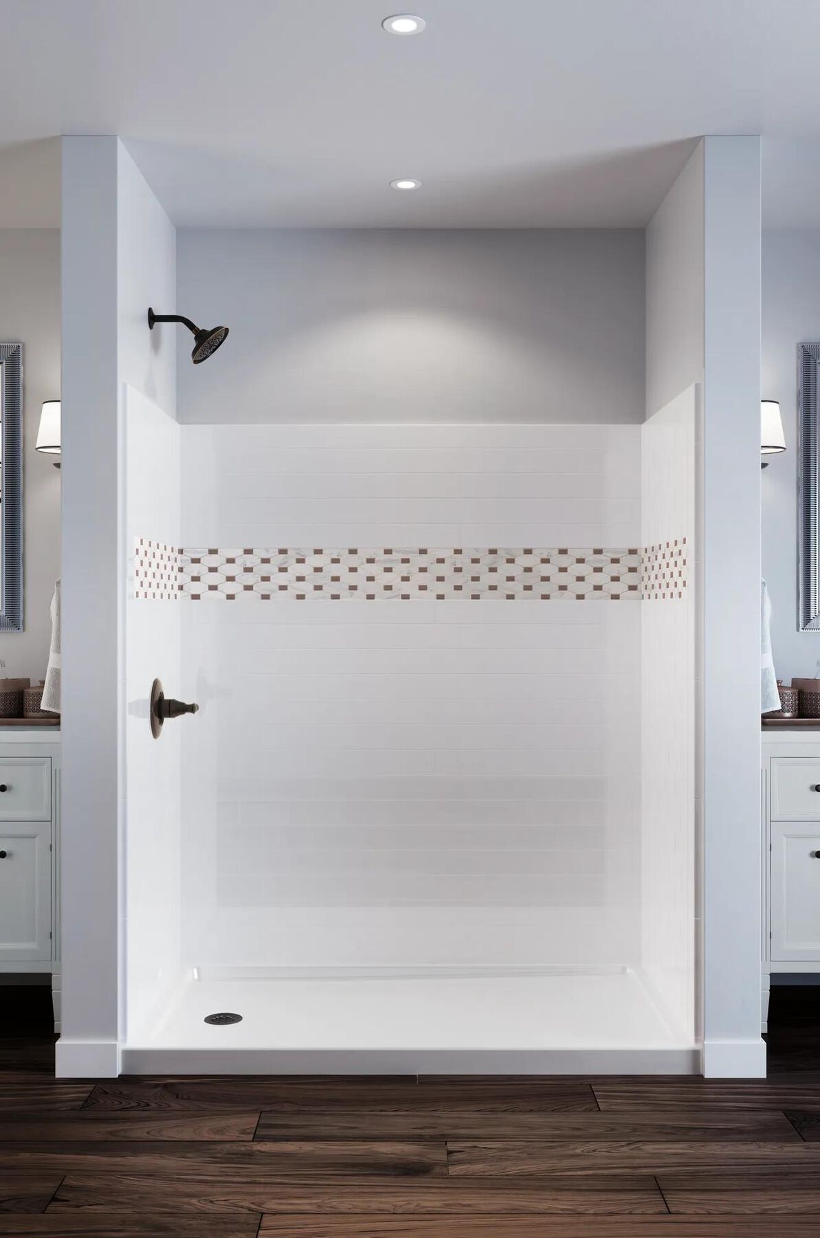 60" x 32" Shower Base - Left Drain