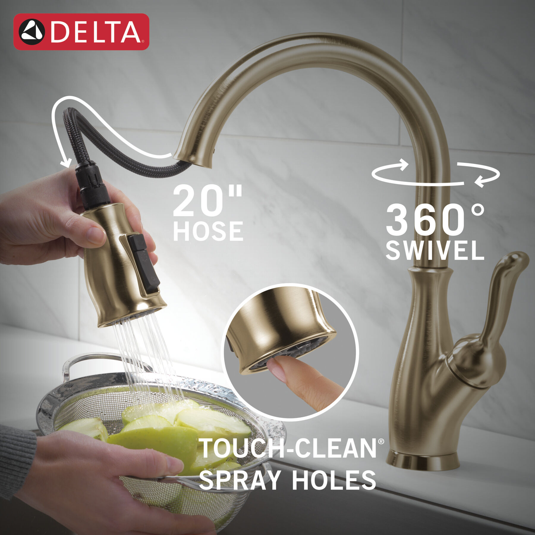 Pull-Down Kitchen with Soap Disp Bundle