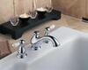Porcelain Lever Handle Set - Roman Tub
