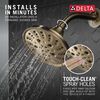 H<sub>2</sub>Okinetic&reg; 5-Setting Traditional Raincan Shower Head