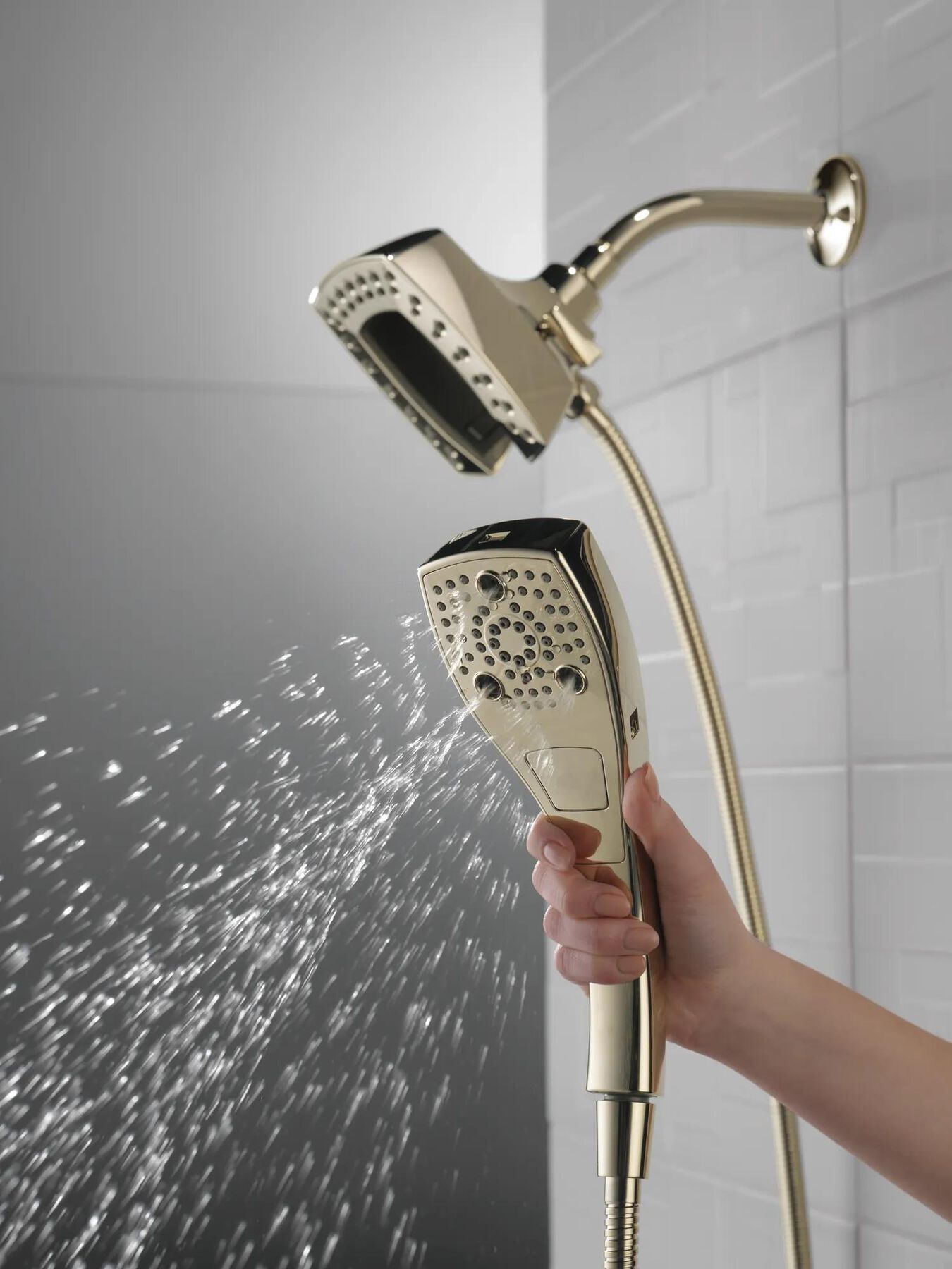 H<sub>2</sub>Okinetic&reg; In2ition&reg; 5-Setting Two-in-One Shower (Recertified)