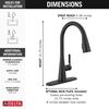 Single Handle Pull-Down Kitchen Faucet with ShieldSpray Technology (Recertified)