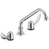 Two Handle 8 In Below Deck-Mount Faucet
