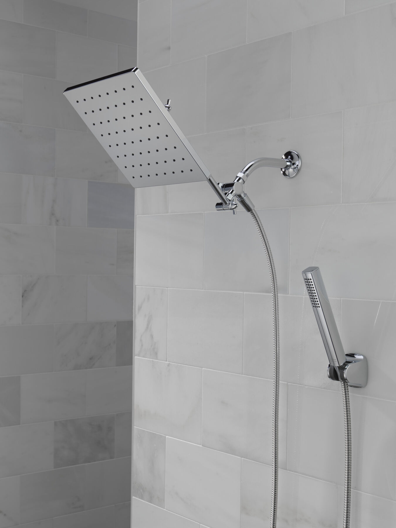 Monitor 14 Series Shower Trim with 10-Inch Raincan Combination Showerhead Bundle