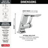 Single-Hole Bathroom Faucet w/o Drain (Recertified)
