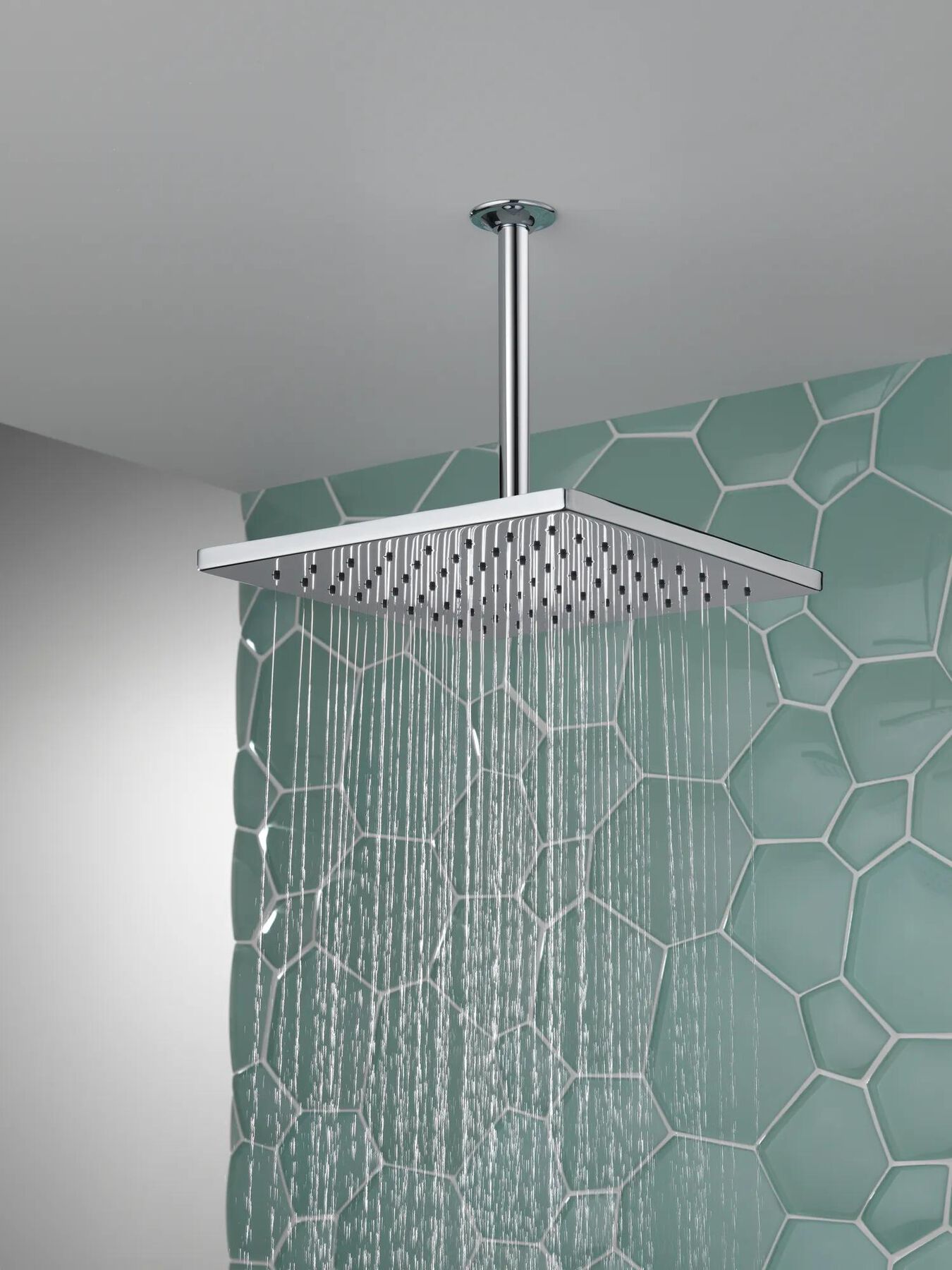 Single-Setting Metal Raincan Shower Head (Recertified)