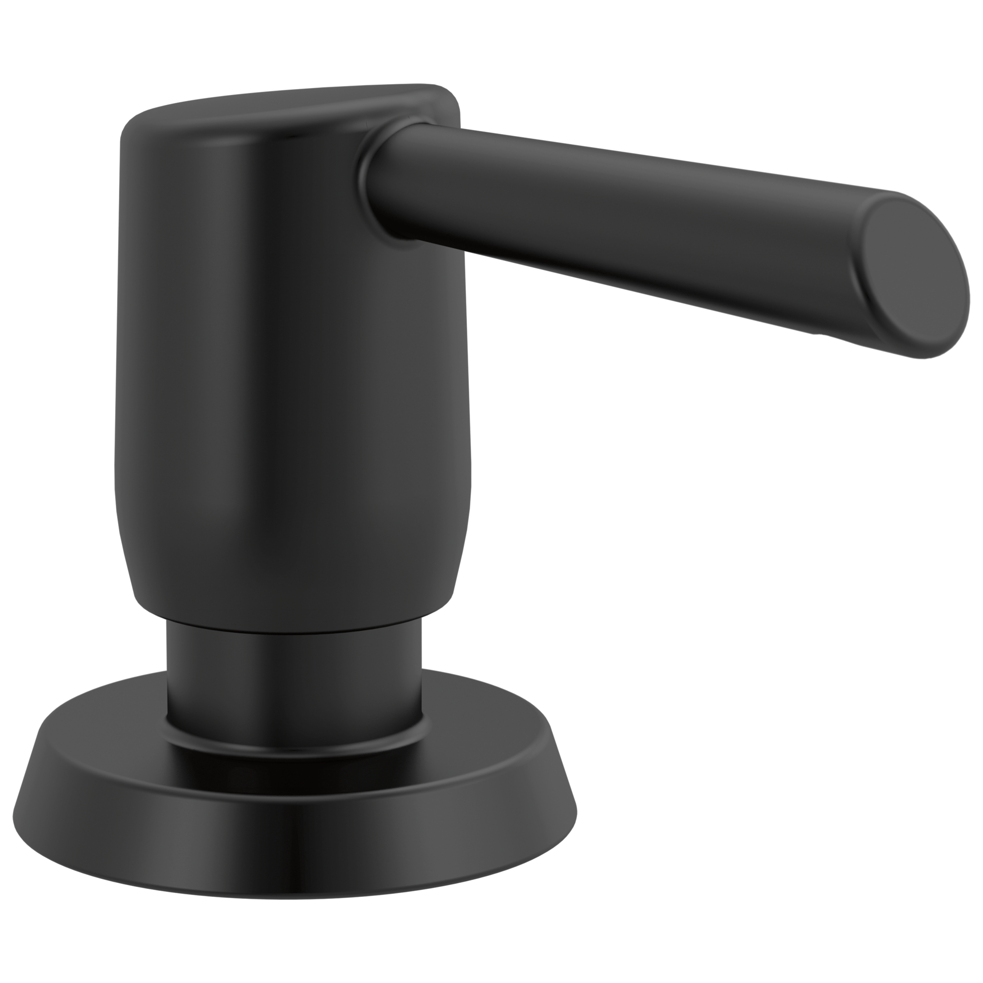 Metal Soap Dispenser in Matte Black - Thumbnail 5