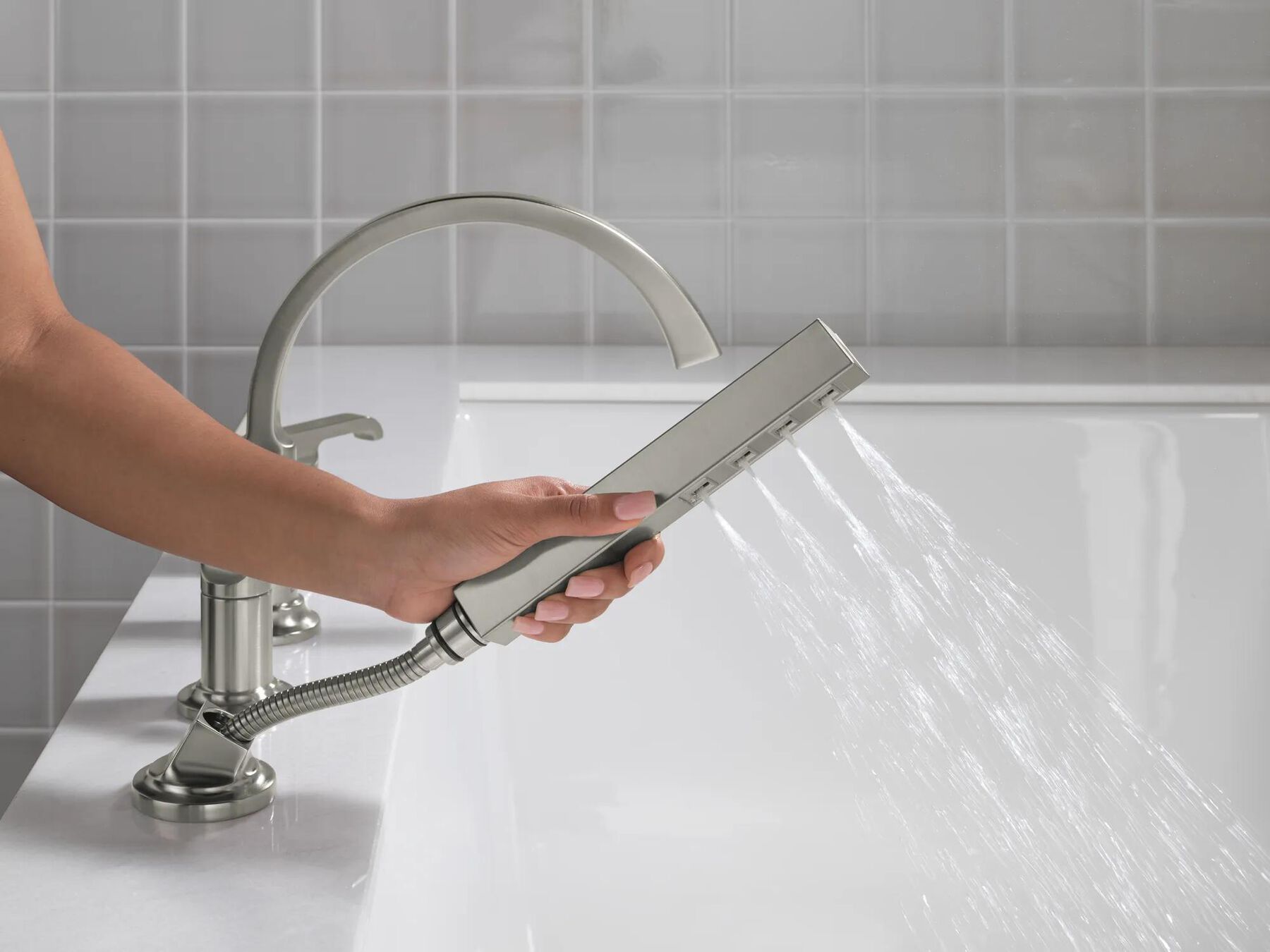 4H Roman Tub (J-Spout) with Lever Handles Bundle