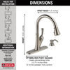 Single Handle Pull-Down Kitchen Faucet with Soap Dispenser and ShieldSpray Technology (Recertified)