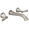 Two Handle Wall Mount Bathroom Faucet Trim